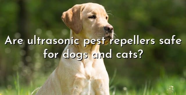 Are ultrasonic pest repellers safe for dogs and cats?