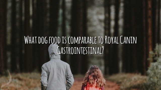 What dog food is comparable to Royal Canin Gastrointestinal?