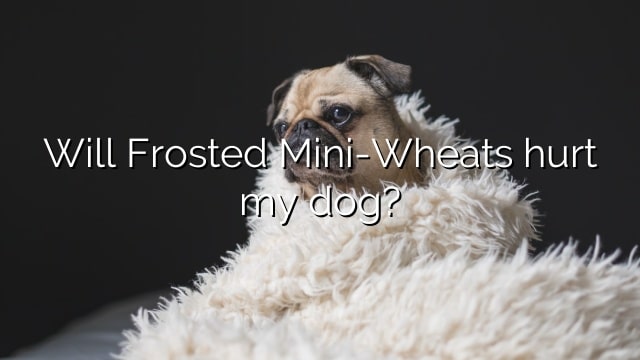 Will Frosted Mini-Wheats hurt my dog?